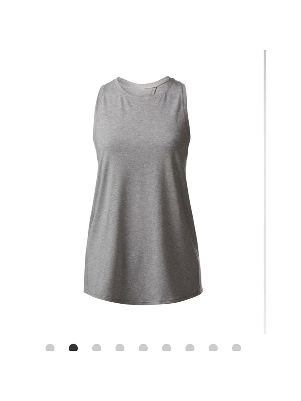 Women's Lululemon All Tied Up Tank Gray M - Picture 5 of 11